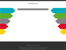 Tablet Screenshot of newquiz.com